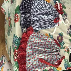 Bundle of girls  boutique dresses. 6-9 months